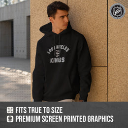 Los Angeles Kings Adult NHL Gameday Hooded Sweatshirt - Black