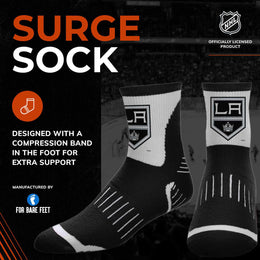 Los Angeles Kings NHL Youth Surge Socks - Black