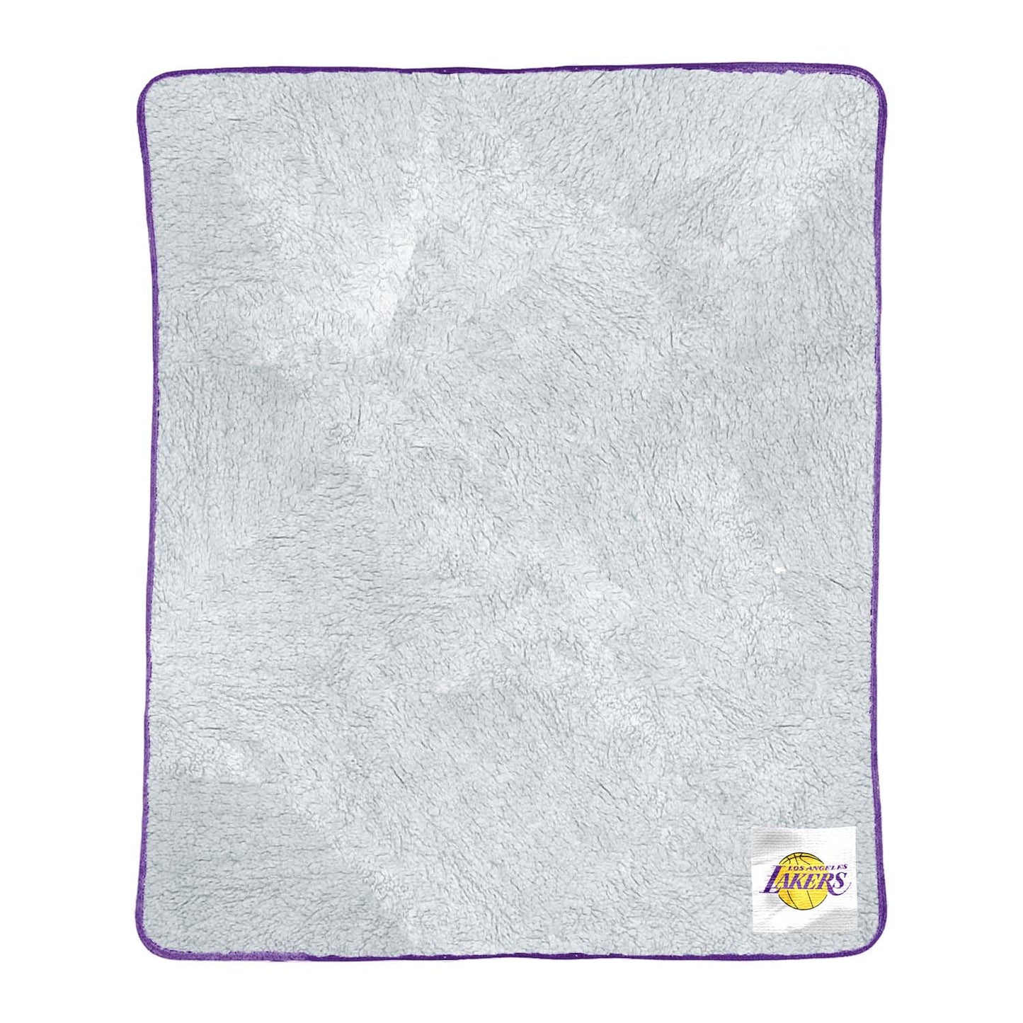 Los Angeles Lakers NBA Silk Touch Sherpa Throw Blanket - Purple