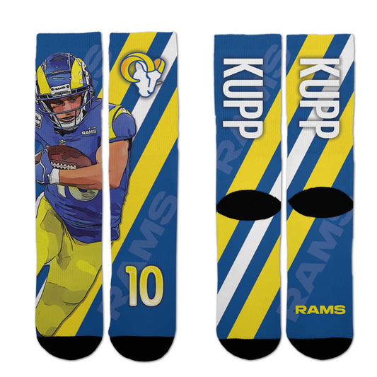 Los Angeles Rams NFL Adult Player Stripe Sock - Blue #10