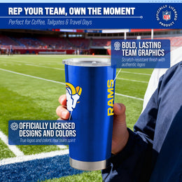 Los Angeles Rams NFL 20oz Gameday Stainless Steel Tumbler - Royal