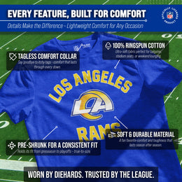 Los Angeles Rams NFL Adult Gameday T-Shirt - Royal