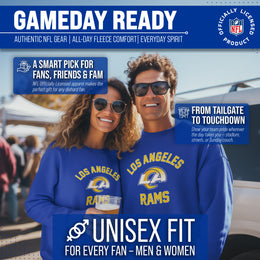 Los Angeles Rams NFL Adult Gameday Football Crewneck Sweatshirt - Royal