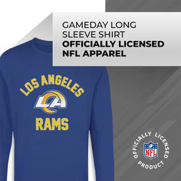 Los Angeles Rams NFL Gameday Adult Long Sleeve Shirt - Royal