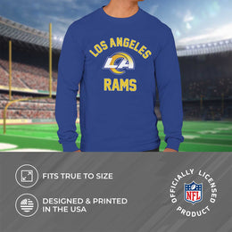 Los Angeles Rams NFL Gameday Adult Long Sleeve Shirt - Royal