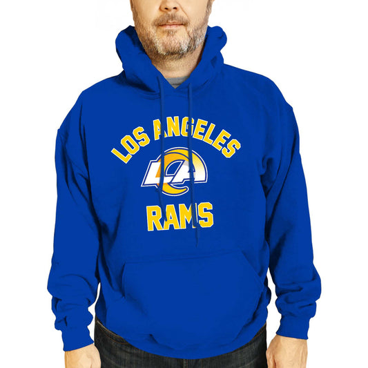 Los Angeles Rams NFL Adult Gameday Hooded Sweatshirt - Royal