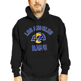 Los Angeles Rams NFL Adult Gameday Hooded Sweatshirt - Black
