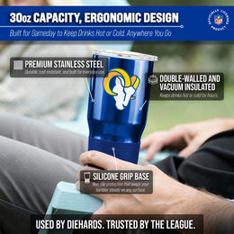 Los Angeles Rams NFL 30oz Gameday Stainless Steel Tumbler - Royal