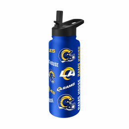 Los Angeles Rams NFL 34Oz Native Quencher Water Bottle - Royal