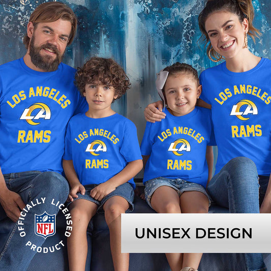 Los Angeles Rams NFL Youth Gameday Football T-Shirt - Royal