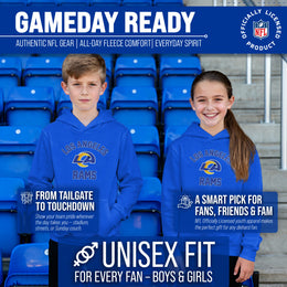 Los Angeles Rams NFL Youth Gameday Hooded Sweatshirt - Royal