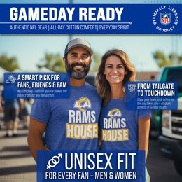 Los Angeles Rams NFL Adult Team Slogan Unisex T-Shirt - Royal