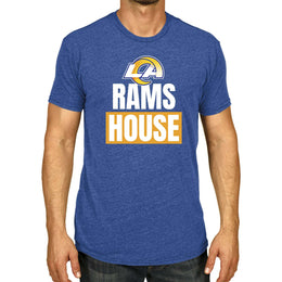 Los Angeles Rams NFL Adult Team Slogan Unisex T-Shirt - Royal