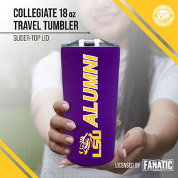 LSU Tigers Collegiate Stainless Steel Travel Tumbler for Alumni - Purple