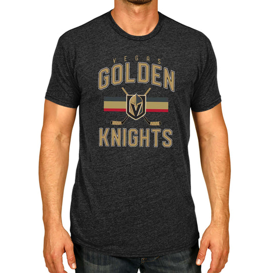 Las Vegas Golden Knights NHL Adult Faceoff Tag-Less T-Shirt - Black