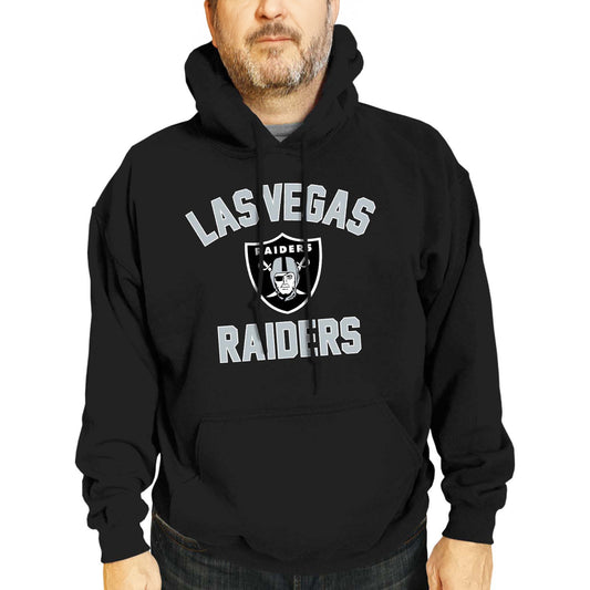 Las Vegas Raiders NFL Adult Gameday Hooded Sweatshirt - Black