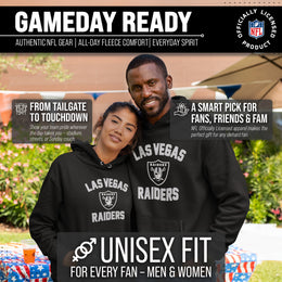 Las Vegas Raiders NFL Adult Gameday Hooded Sweatshirt - Black