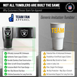Las Vegas Raiders NFL 30oz Gameday Stainless Steel Tumbler - Black