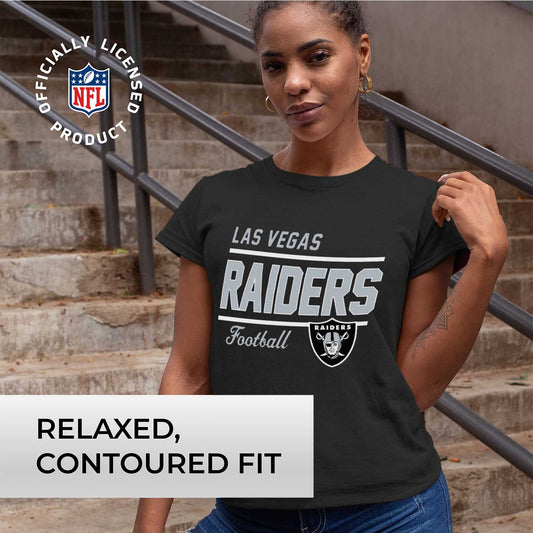 Las Vegas Raiders NFL Gameday Women's Relaxed Fit T-shirt - Black