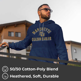 Marquette Golden Eagles Adult University Hoodie - Navy