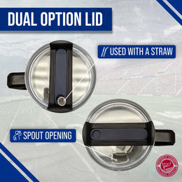 Memphis  Tigers College & University 40 oz Travel Tumbler With Handle - Royal