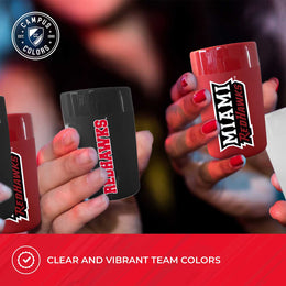 Miami Redhawks College and University 2-Pack Shot Glasses - Team Color