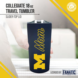 Michigan Wolverines NCAA Stainless Steel Travel Tumbler for Mom - Navy
