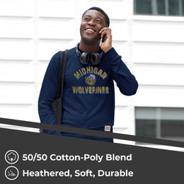 Michigan Wolverines Adult University Crewneck - Navy