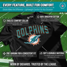 Miami Dolphins NFL Home Team Tee - Black