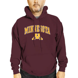 Minnesota Golden Gophers Adult Arch & Logo Soft Style Gameday Hooded Sweatshirt - Maroon