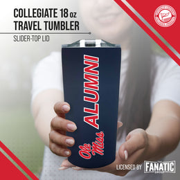 Ole Miss Rebels Collegiate Stainless Steel Travel Tumbler for Alumni - Navy