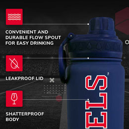Ole Miss Rebels NCAA Stainless Steel Water Bottle - Royal