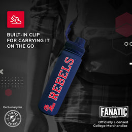 Ole Miss Rebels NCAA Stainless Steel Water Bottle - Royal