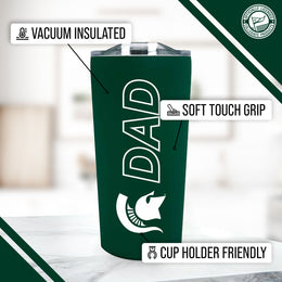 Michigan State Spartans NCAA Stainless Steel Travel Tumbler for Dad - Green