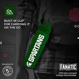 Michigan State Spartans NCAA Stainless Steel Water Bottle - Green