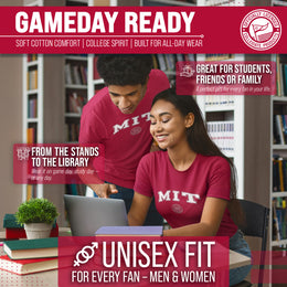 MIT Engineers NCAA Adult Gameday Cotton T-Shirt - Cardinal