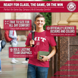 MIT Engineers NCAA Adult Gameday Cotton T-Shirt - Cardinal