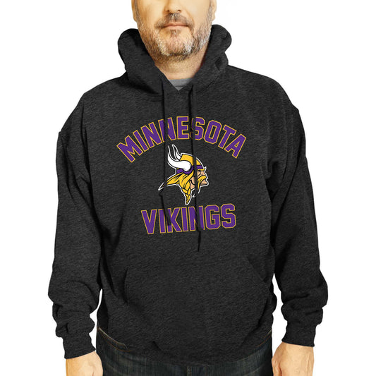 Minnesota Vikings NFL Adult Gameday Hooded Sweatshirt - Charcoal
