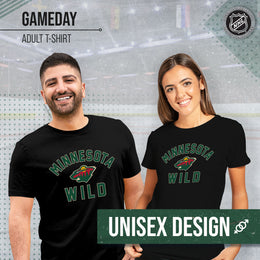 Minnesota Wild NHL Adult Game Day Unisex T-Shirt - Black
