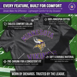 Minnesota Vikings NFL Adult Gameday T-Shirt - Gray