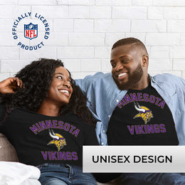 Minnesota Vikings NFL Gameday Adult Long Sleeve Shirt - Black