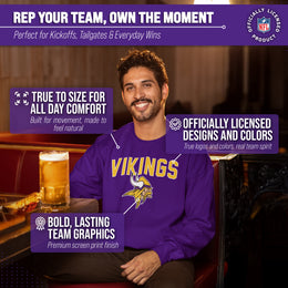 Minnesota Vikings NFL Home Team Crew - Purple