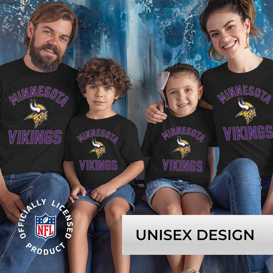 Minnesota Vikings NFL Youth Gameday Football T-Shirt - Black