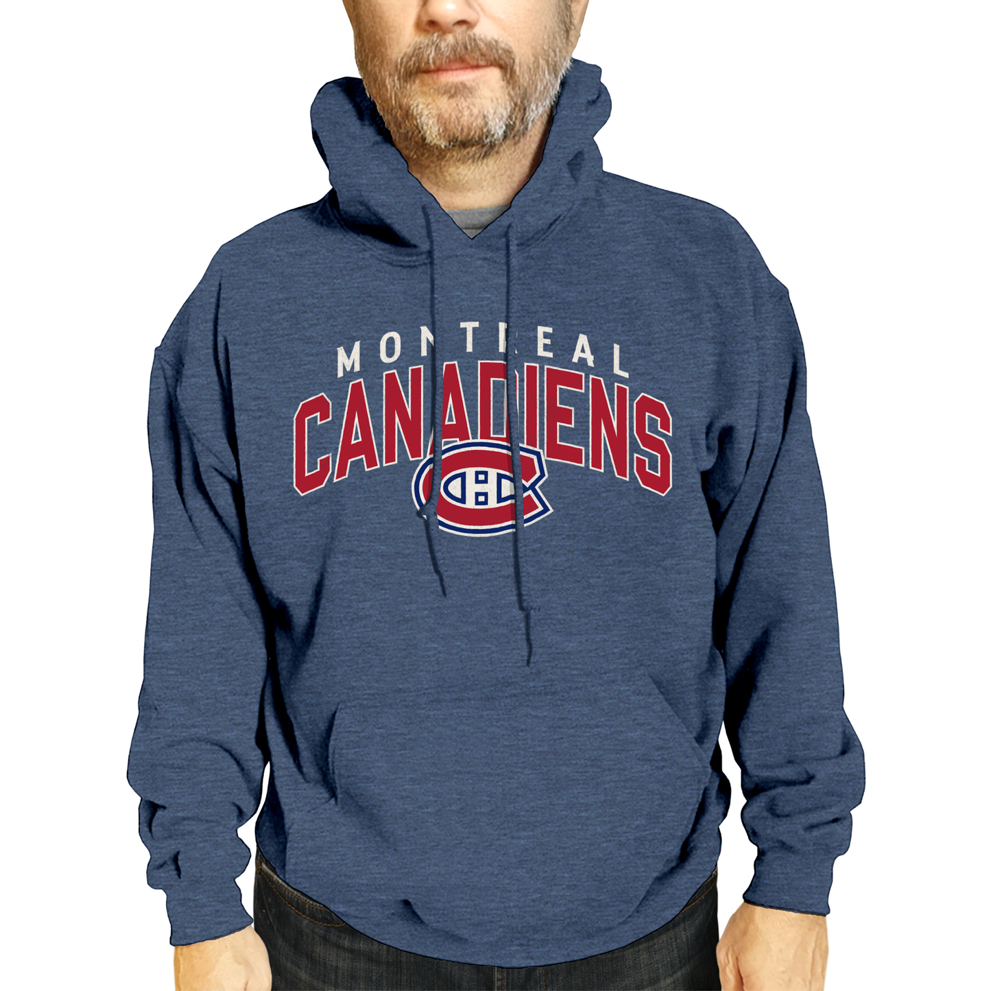 Montreal Canadiens NHL Adult Unisex Powerplay Hooded Sweatshirt - Navy