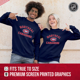 Montreal Canadiens Adult NHL Gameday Crewneck Sweatshirt - Navy