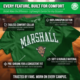 Marshall Thundering Herd NCAA Adult Gameday Cotton T-Shirt - Green