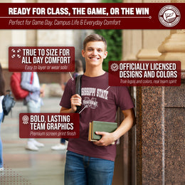 Mississippi State Bulldogs NCAA Adult Gameday Cotton T-Shirt - Team Color