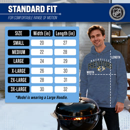 Nashville Predators NHL Adult Unisex Powerplay Hooded Sweatshirt - Navy