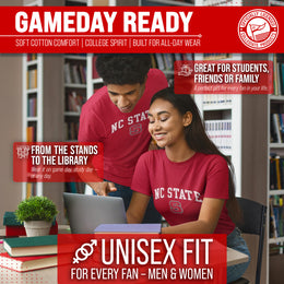 NC State Wolfpack NCAA Adult Gameday Cotton T-Shirt - Red