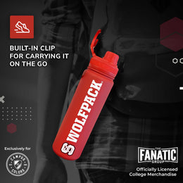 NC State Wolfpack NCAA Stainless Steel Water Bottle - Red